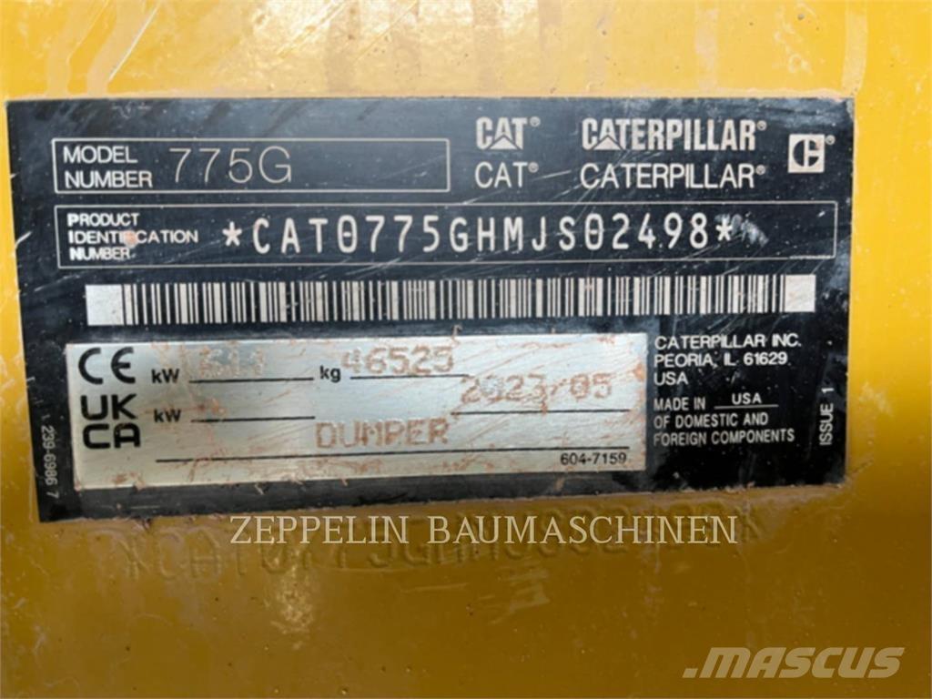 CAT 775G ساحبات مفصلية