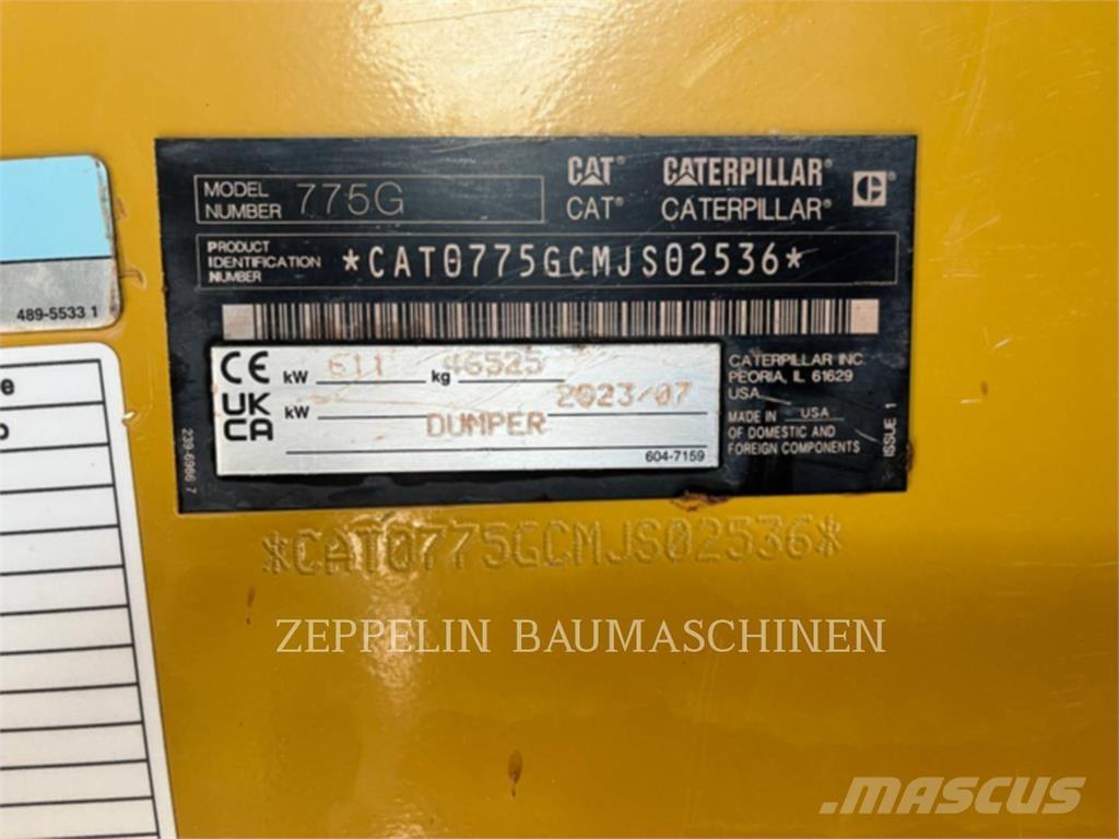 CAT 775G ساحبات مفصلية