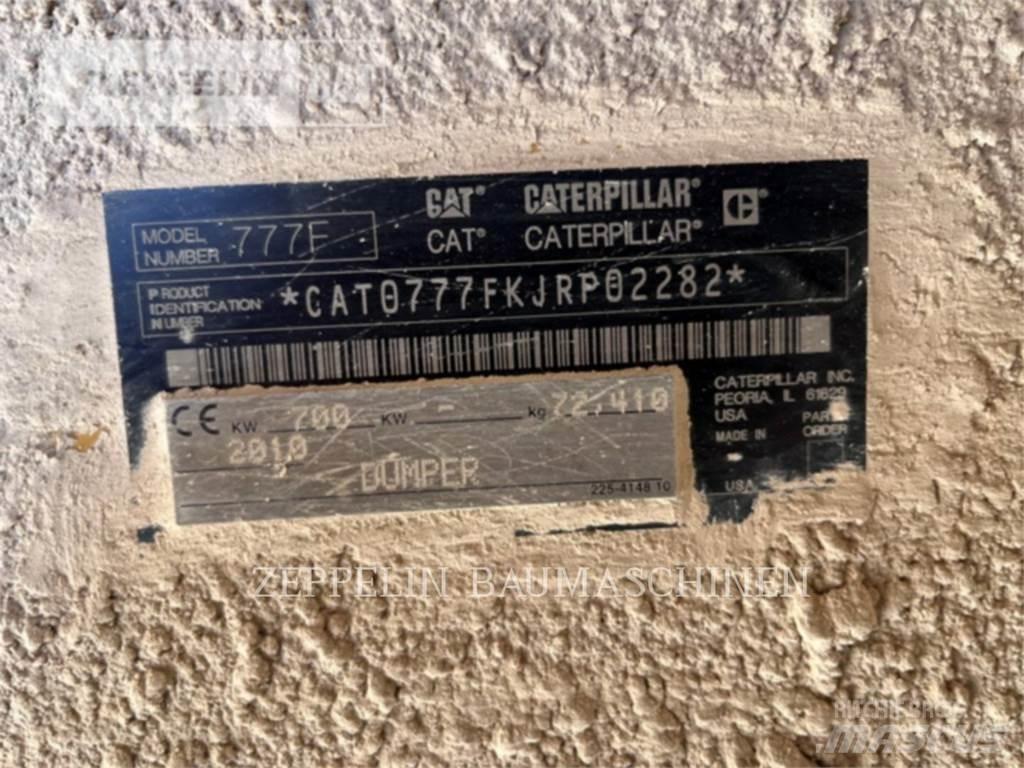 CAT 777F ساحبات مفصلية
