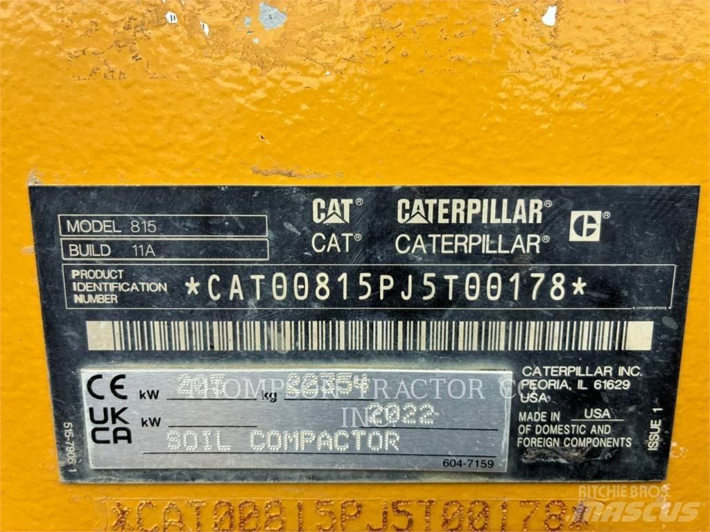 CAT 815 ضاغطات التربة