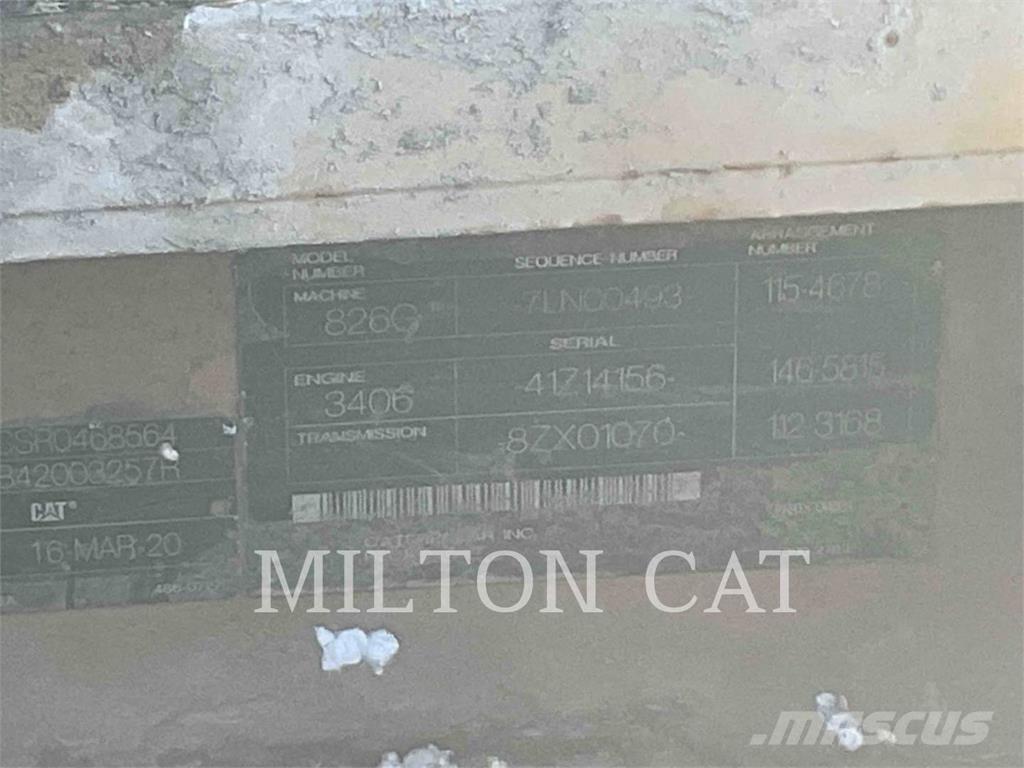 CAT 826G ضاغطات التربة