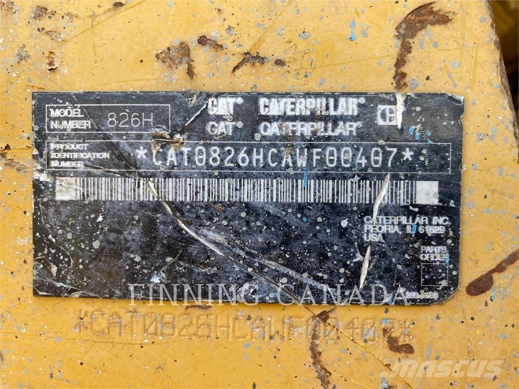 CAT 826H ضاغطات التربة