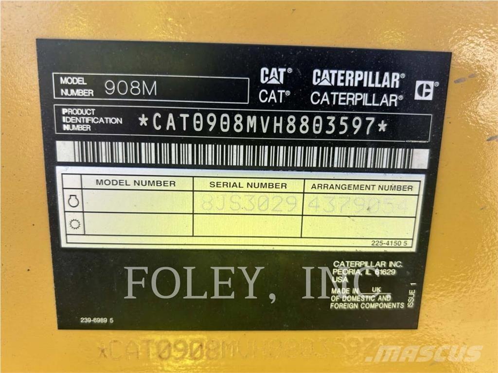 CAT 908M لوادر بعجل