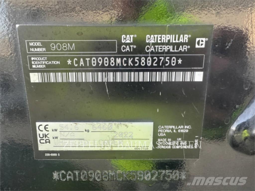 CAT 908M لوادر بعجل