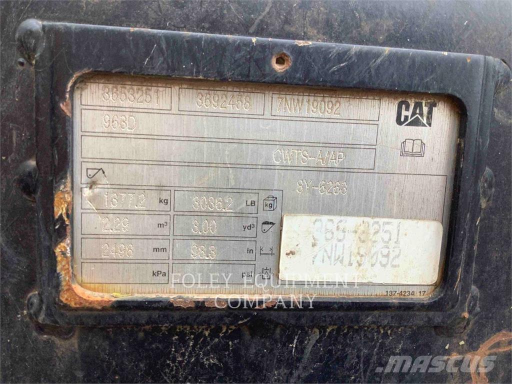 CAT 963K لوادر زحافة