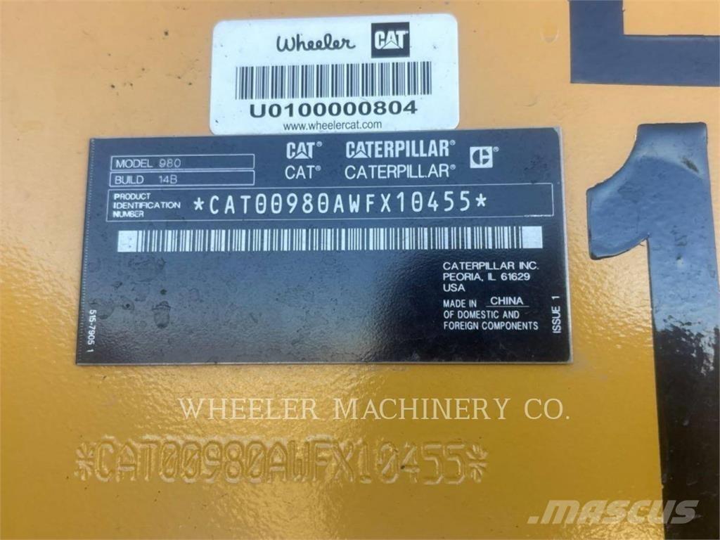 CAT 980 لوادر بعجل