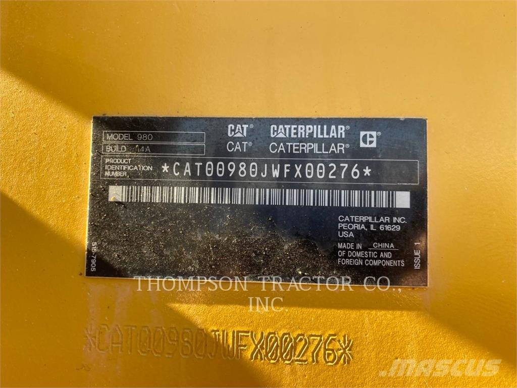 CAT 980 لوادر بعجل