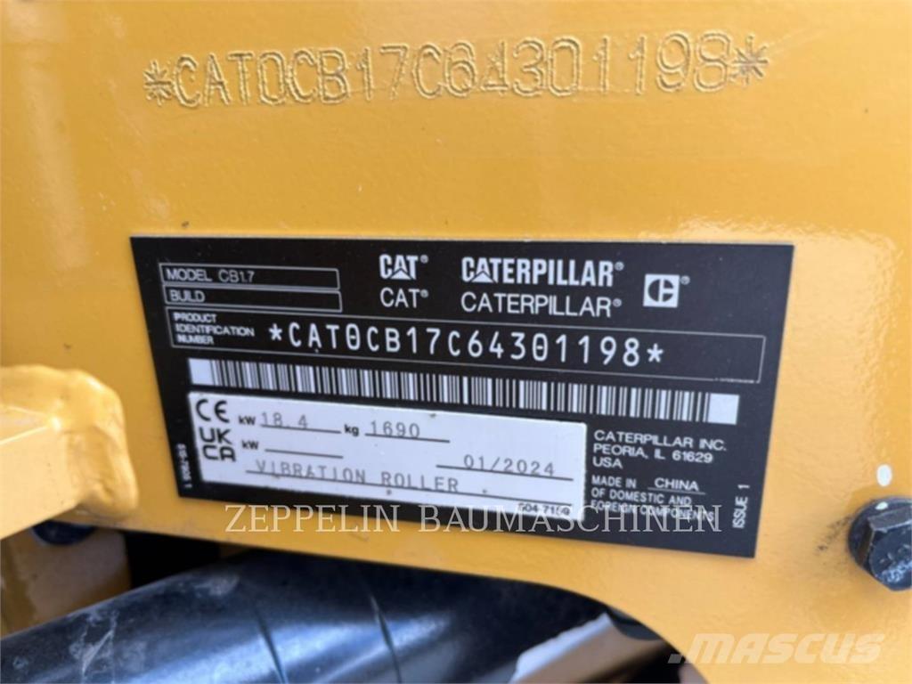 CAT CB1.7 ضاغطات التربة