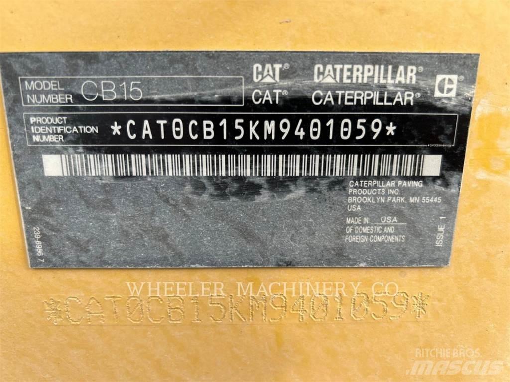 CAT CB15 CW VV مداحل ثنائية الاسطوانة