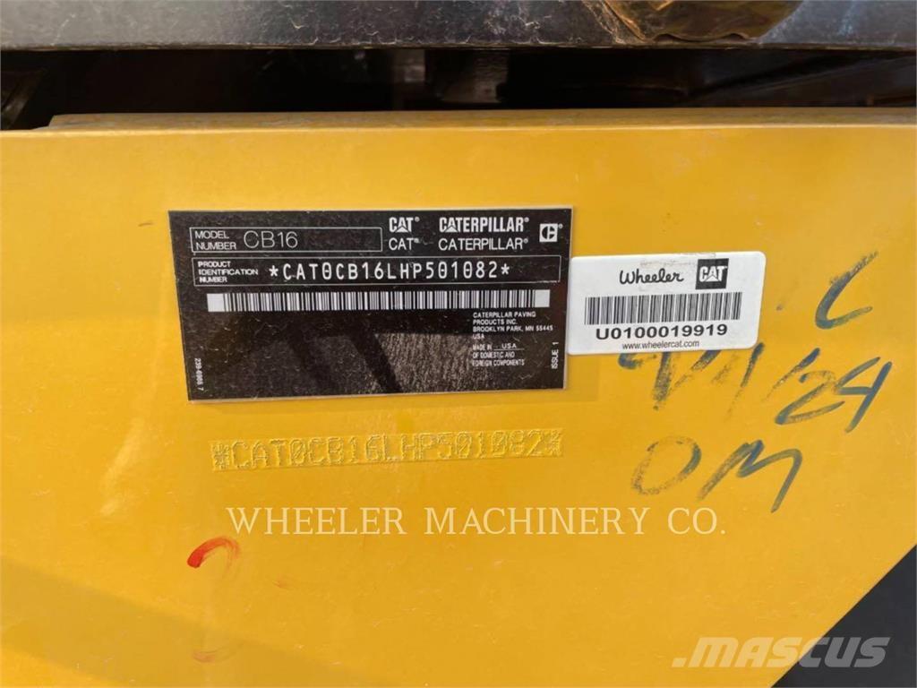 CAT CB16 CW VV مداحل ثنائية الاسطوانة