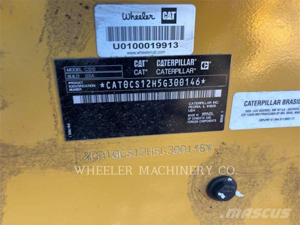 CAT CS12 مداحل أحادية الأسطوانة