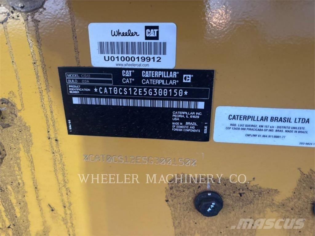 CAT CS12 مداحل أحادية الأسطوانة