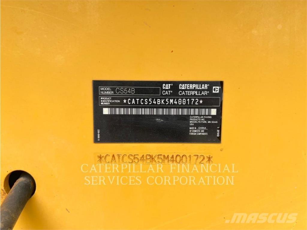 CAT CS54BLRC مداحل أحادية الأسطوانة