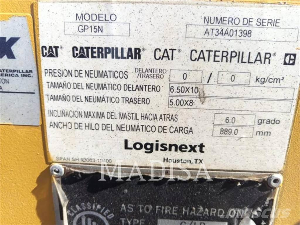 CAT GP15N5 شاحنات ذات رافعات شوكية - أخرى
