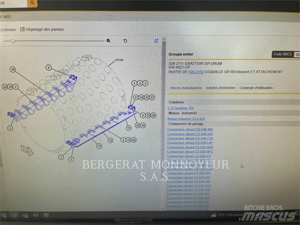 CAT GRATTOIR CS76 ضاغطات التربة