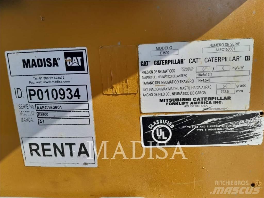 CAT LIFT TRUCKS E3500 شاحنات ذات رافعات شوكية - أخرى