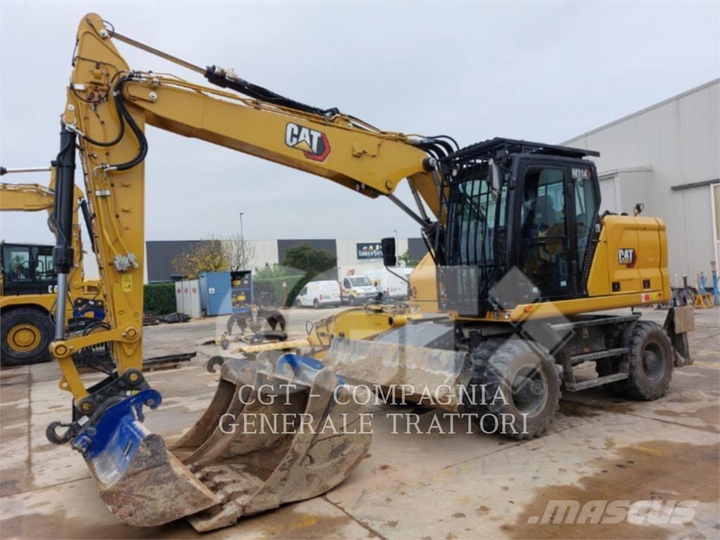 CAT M314 حفارات بعجل