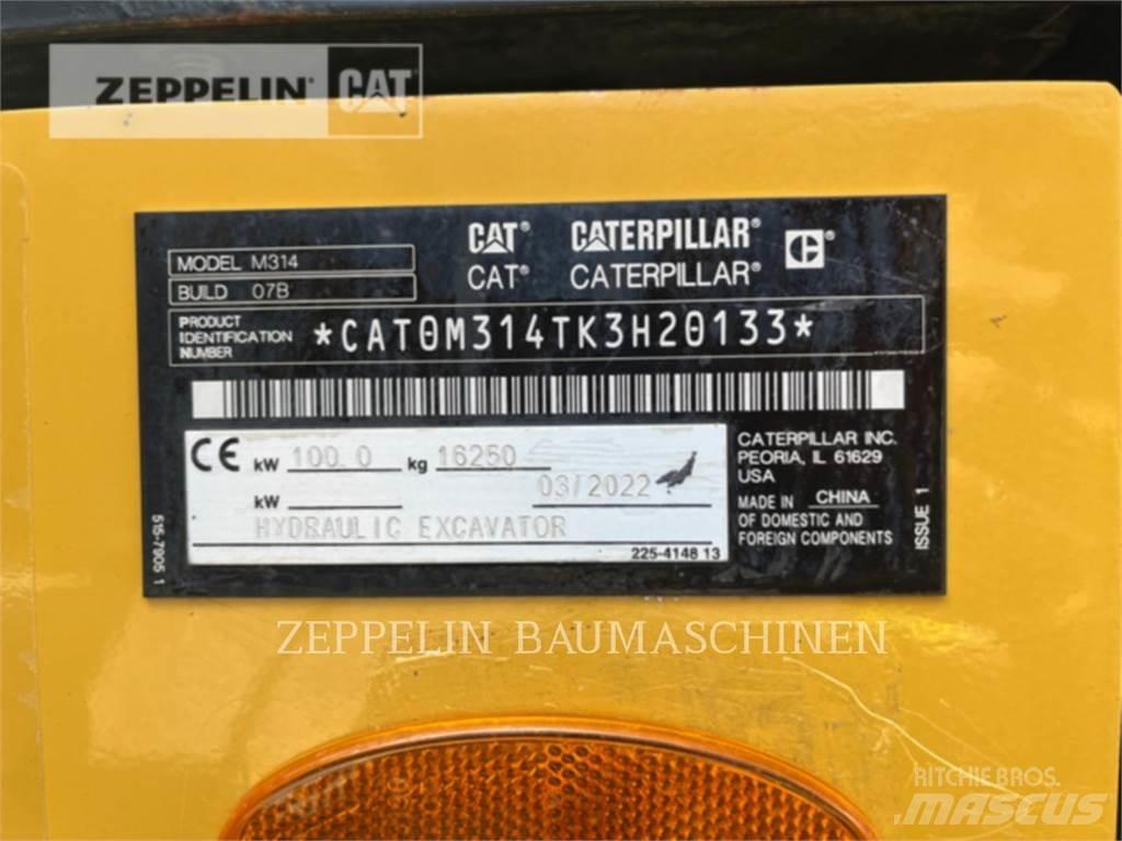 CAT M314-07A حفارات بعجل