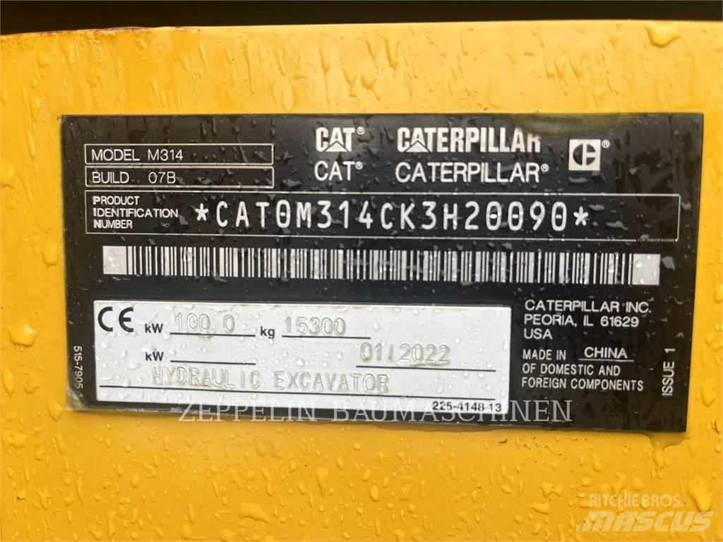 CAT M314-07A حفارات بعجل