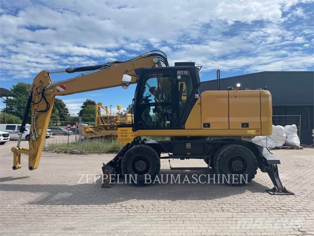 CAT M316-07A حفارات بعجل