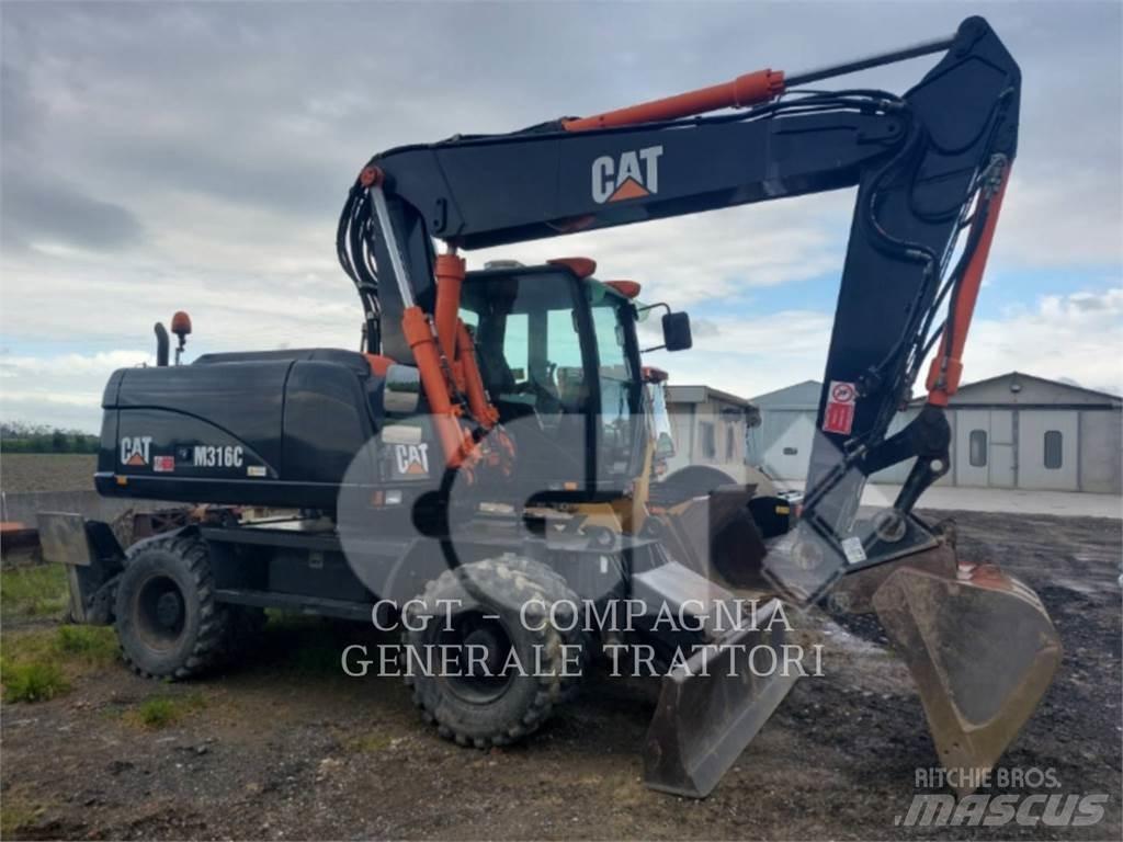 CAT M316C حفارات بعجل