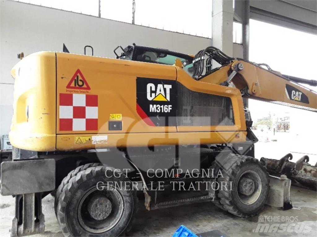 CAT M316F حفارات بعجل