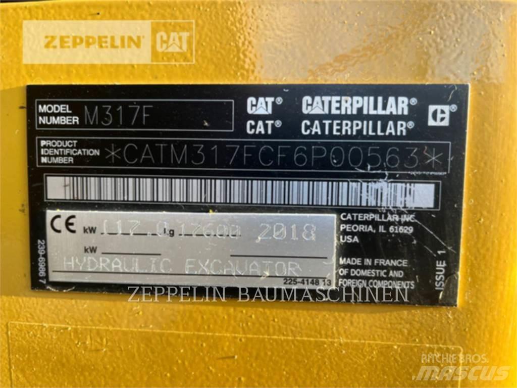CAT M317F حفارات بعجل