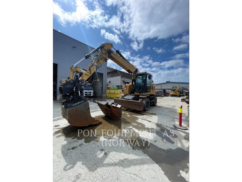 CAT M317F حفارات بعجل