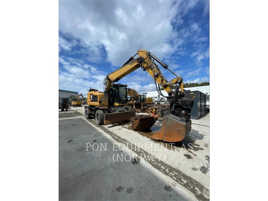 CAT M317F حفارات بعجل
