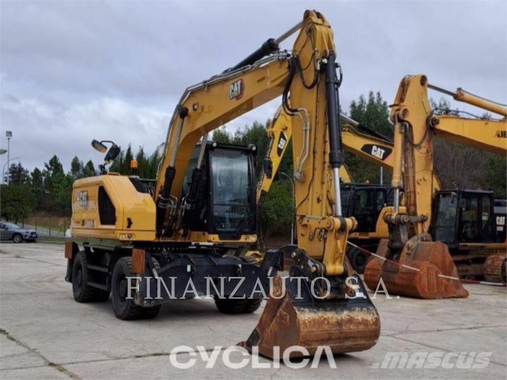 CAT M318 حفارات بعجل