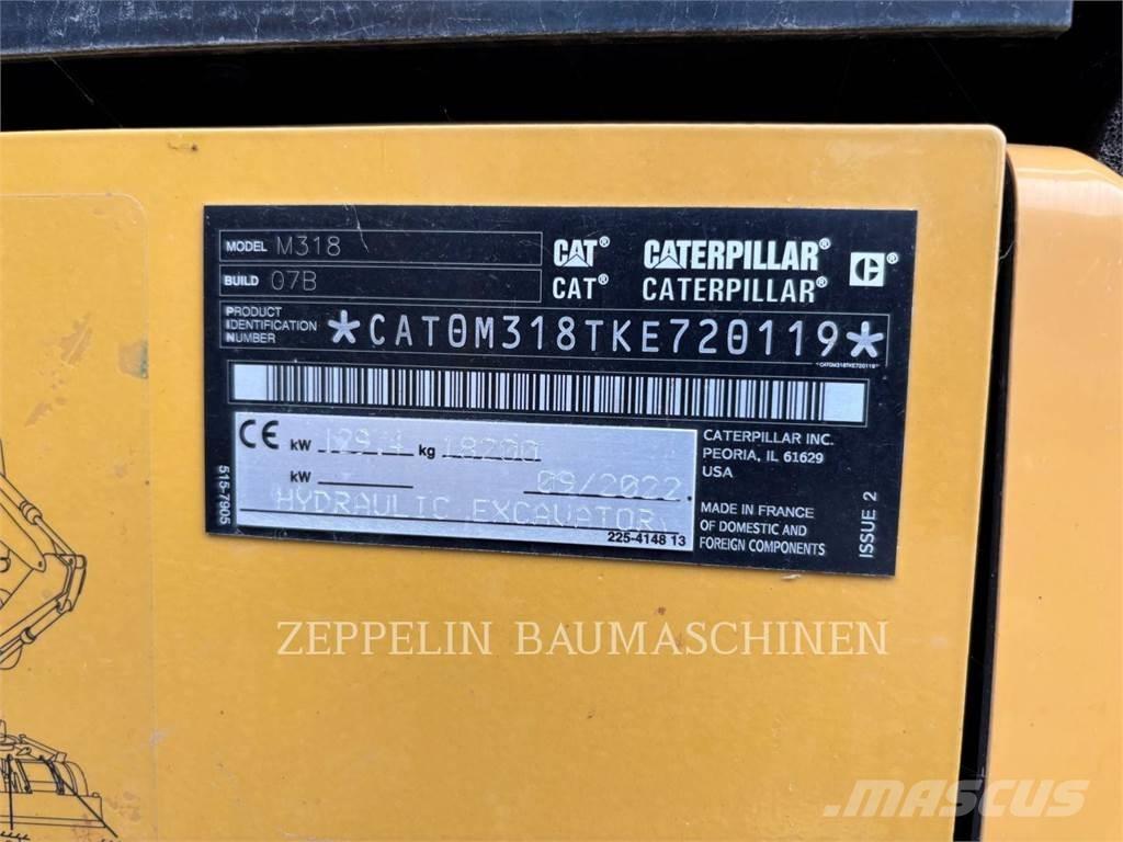 CAT M318-07A حفارات بعجل