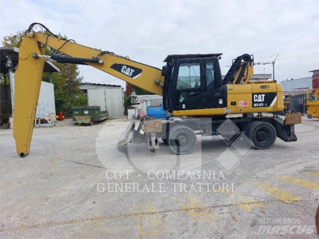 CAT M318D MH حفارات بعجل