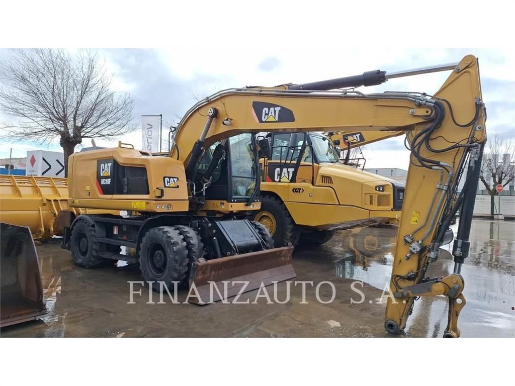 CAT M318F حفارات بعجل