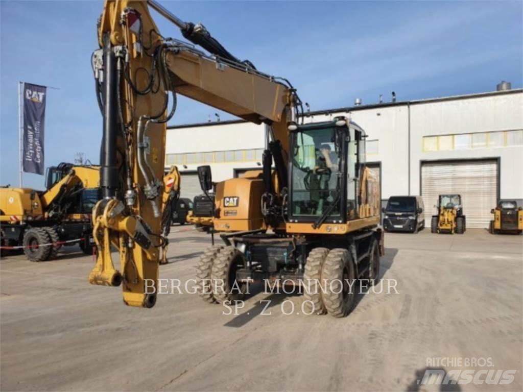 CAT M318F حفارات بعجل