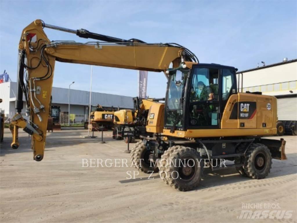 CAT M318F حفارات بعجل