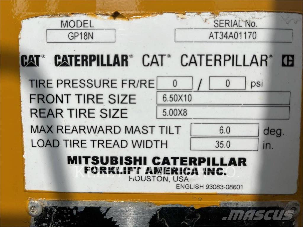 CAT MCFGP18N5 شاحنات LPG