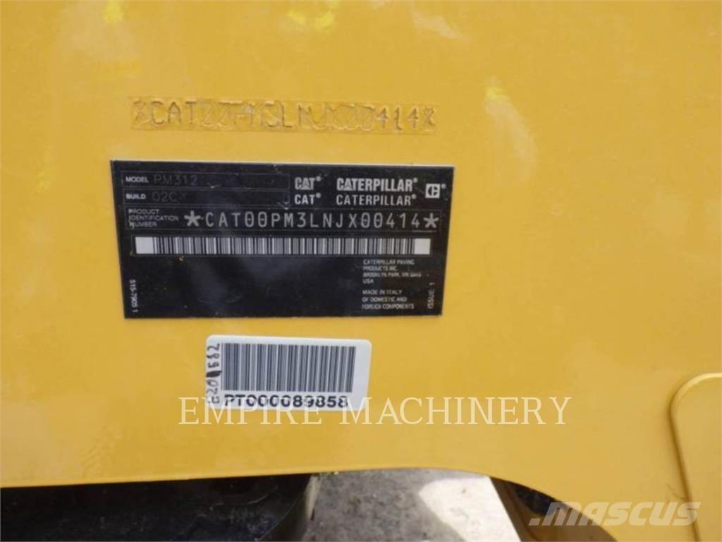 CAT PM312-02 معدات السفلتة