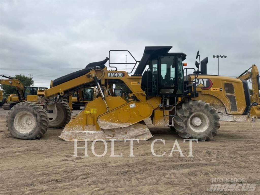 CAT RM400 CAB معدات إعادة تدوير الأسفلت