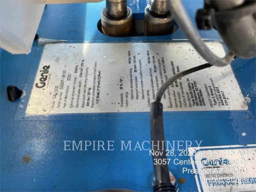 Genie GS1930 رافعات سلة مفصلية