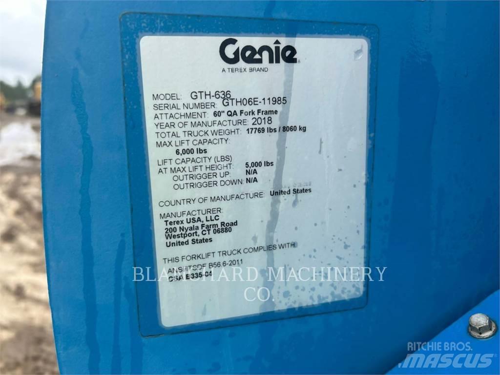 Genie GTH-636 مناولات متداخلة