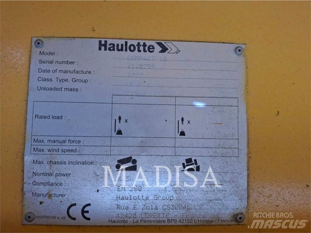 Haulotte COMPACT 10 رافعات مقصية الشكل