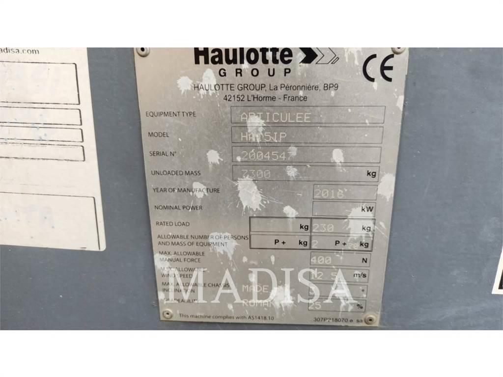Haulotte HA15 IP رافعات سلة مفصلية
