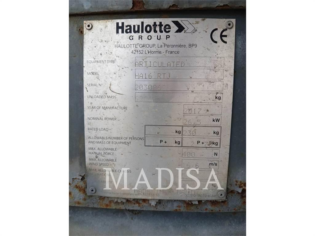 Haulotte HA16 RTJ رافعات سلة مفصلية