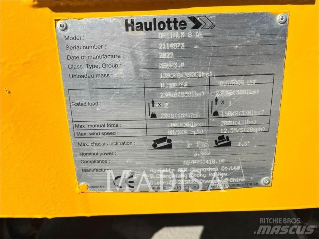 Haulotte OPTIMUM 8 رافعات مقصية الشكل