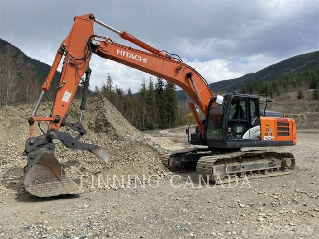 Hitachi ZX210LC حفارات زحافة