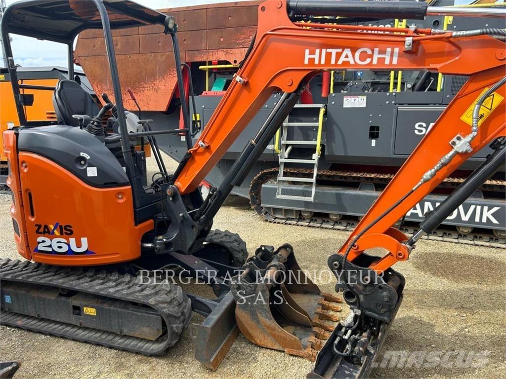 Hitachi ZX26U-6 حفارات زحافة