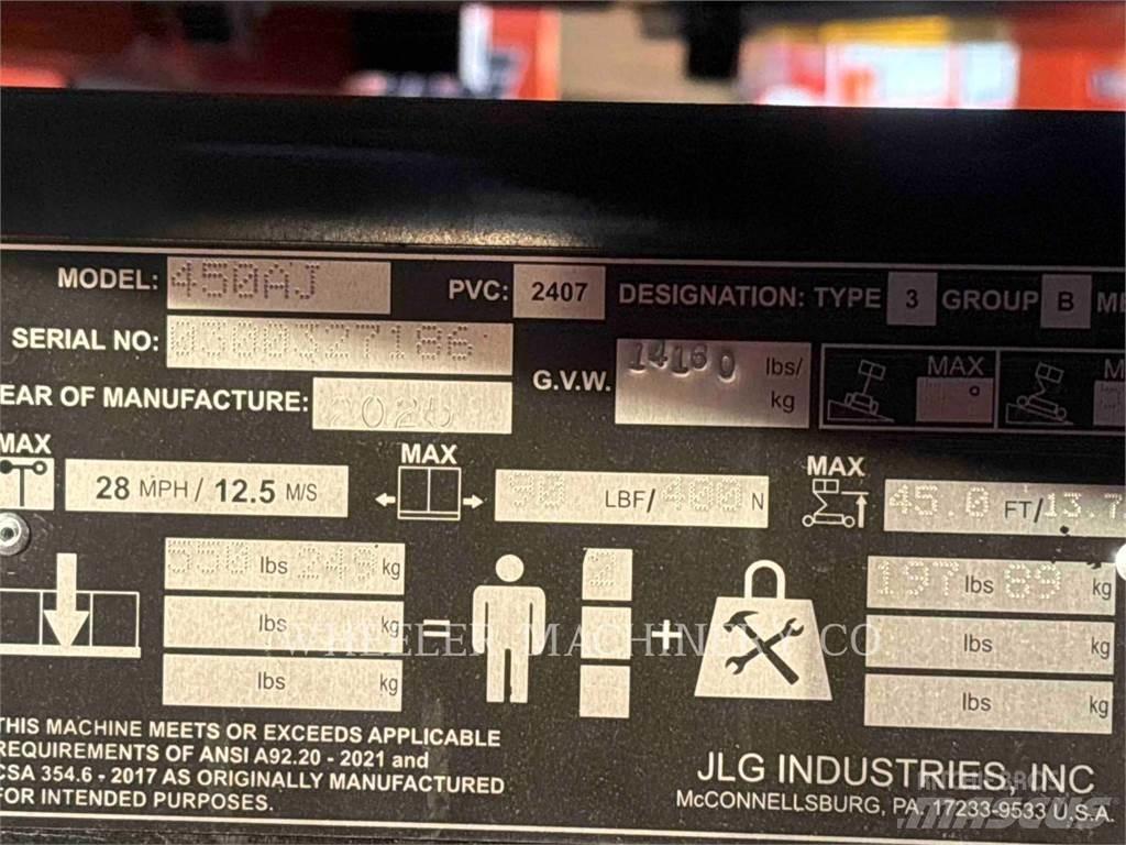 JLG 450AJ رافعات سلة مفصلية