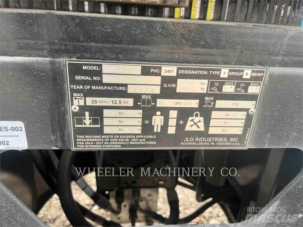JLG 660SJ رافعات سلة مفصلية