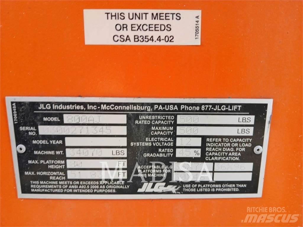 JLG 800 AJ رافعات سلة مفصلية