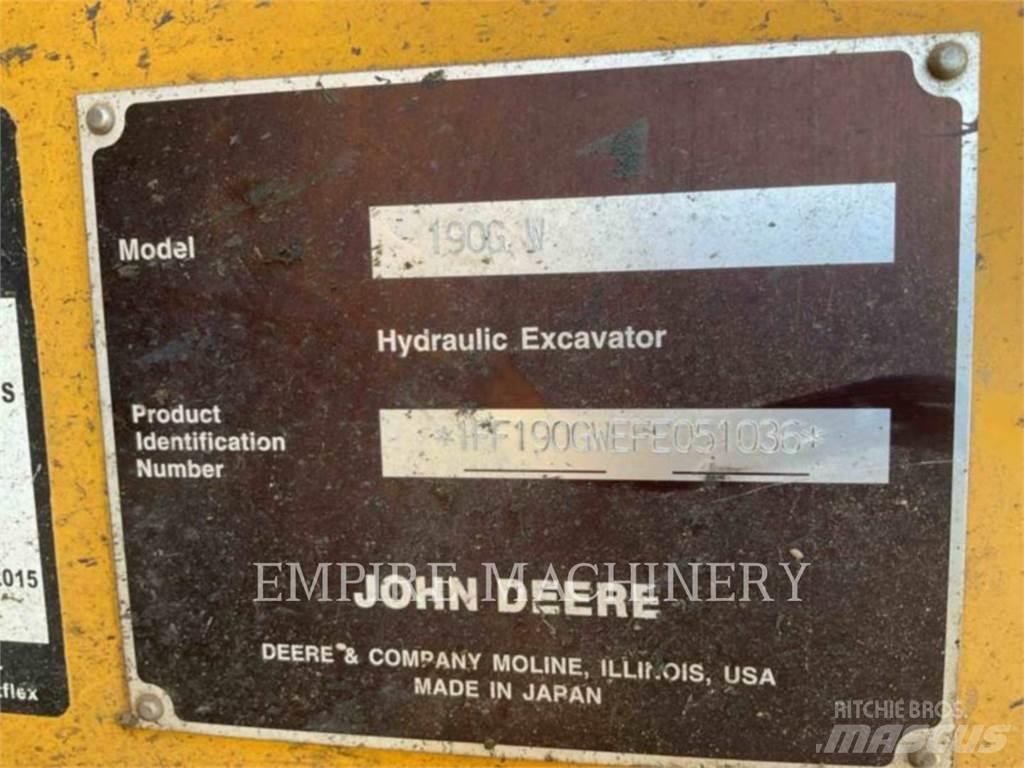 John Deere 190G حفارات زحافة